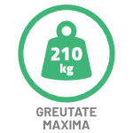 Greutate maximă admisa pe scara pod MSP: 210 kg 